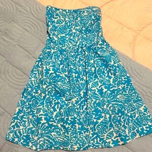 Lilly Pulitzer Strapless Dress 🩵